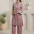 Women Floral Embroidered Straight Kurta with Palazzo