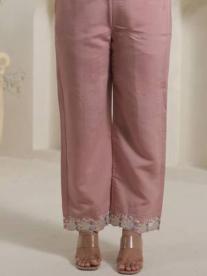 Women Floral Embroidered Straight Kurta with Palazzo 6