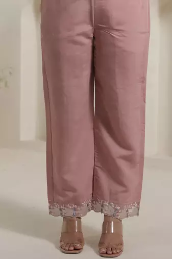 Women Floral Embroidered Straight Kurta with Palazzo