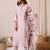 Women Solid Kurta with Trousers & Dupatta