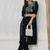 Floral Embroidered Regular Thread Work Kurta With Trousers