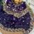 Purple Color embroidery And sequence work Satin Saree