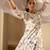 Floral Printed A-Line Sequinned Pure Cotton Kurta with Trousers & Dupatta
