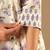 Floral Printed A-Line Sequinned Pure Cotton Kurta with Trousers & Dupatta
