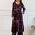 Women Floral Embroidered Regular Sequinned Kurta with Trousers