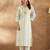 Women Floral Embroidered Regular Thread Work Pure Cotton Kurta with Trousers