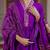 Floral Embroidered Thread Work Liva Straight Kurta With Trousers & Dupatta