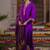 Floral Embroidered Thread Work Liva Straight Kurta With Trousers & Dupatta