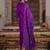 Floral Embroidered Thread Work Liva Straight Kurta With Trousers & Dupatta
