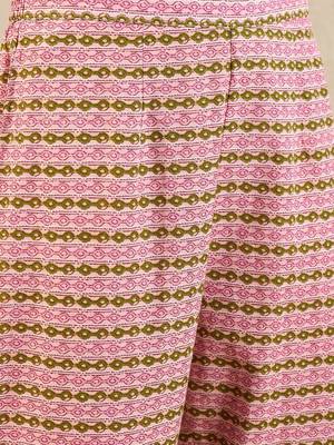 Floral Printed Empire  Cotton A-Line Kurta With Trousers & Dupatta 3
