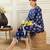 Women Floral Printed Regular Pure Cotton Kurta with Trousers