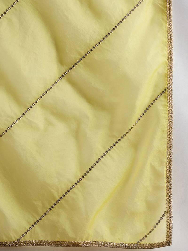 Women Embroidered Regular Liva Kurta with Trousers & With Dupatta