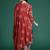 Floral Printed Sequinned Pure Cotton Kurta With Trousers & Dupatta