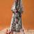 White Ethnic Motifs Woven Design Straight Kurta with Trousers & Dupatta