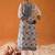 White Ethnic Motifs Woven Design Straight Kurta with Trousers & Dupatta