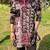 Black and wine paisley printed premium velvet partywear kurta for men