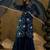 Floral Embroidered Thread Work Regular Sleeves V-Neck Georgette Kurta Set