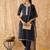 Bandhani Printed A-Line Kurta with Trousers & Dupatta