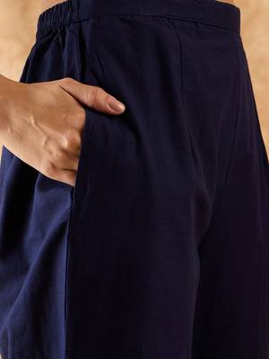 Bandhani Printed A-Line Kurta with Trousers & Dupatta 3