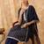 Bandhani Printed A-Line Kurta with Trousers & Dupatta