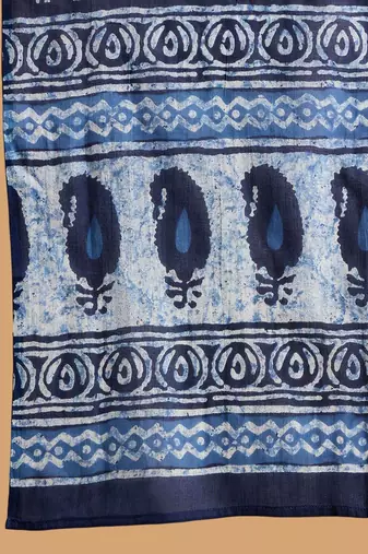 Paisley Printed Straight Kurta with Palazzos & Dupatta