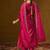 Ethnic Motifs Embroidered Sequinned Liva Straight Kurta With Trousers & Dupatta