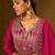 Ethnic Motifs Embroidered Sequinned Liva Straight Kurta With Trousers & Dupatta