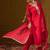Ethnic Motifs Embroidered V-Neck Straight Kurta With Trousers & Dupatta