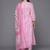 Floral Printed A-Line Sequinned  Cotton Kurta with Trousers & Dupatta