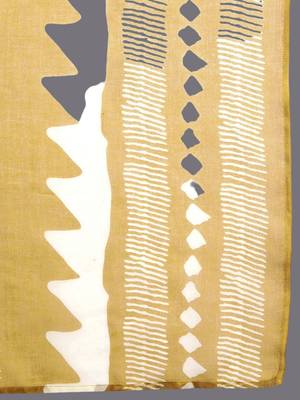 Women Ethnic Motifs Printed Regular Thread Work  Cotton Kurta with Trousers & With Dupatta 4