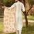 Ethnic Motifs Embroidered Tie-Up Neck Straight Kurta with Trousers & Dupatta