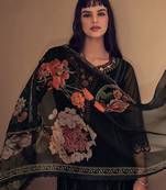 Women Floral Embroidered Panelled Thread Work Kurta with Trousers & With Dupatta