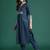 Ethnic Motifs Printed Sequinned Pure Cotton Kurta with Trousers & With Dupatta