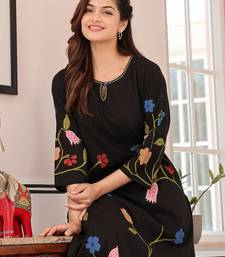 Floral Printed Pure Cotton Kurta With Trousers