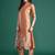 Floral Embroidered Thread Work Pure Cotton Kurta with Trousers