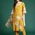 Floral Embroidered Kurta with Trousers & Dupatta