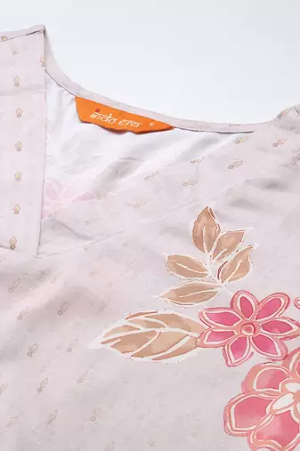 Floral Printed Regular Kurta with Trousers
