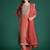 Ethnic Motifs Embroidered Sequinned Kurta with Trousers & With Dupatta