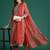 Ethnic Motifs Embroidered Sequinned Kurta with Trousers & With Dupatta