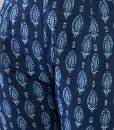 Ethnic Motifs Printed Round Neck Pure Cotton Kurta With Trousers