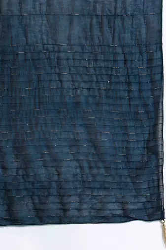 Ethnic Motifs Embroidered Panelled Sequinned Kurta with Trousers & With Dupatta