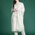 Floral Embroidered Thread Work Pure Cotton Kurta with Trousers & With Dupatta