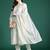 Floral Embroidered Thread Work Pure Cotton Kurta with Trousers & With Dupatta