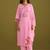 Women Floral Embroidered Regular Thread Work Kurta with Trousers & With Dupatta