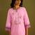 Women Floral Embroidered Regular Thread Work Kurta with Trousers & With Dupatta