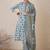 Abstract Printed Pure Cotton Straight Kurta With Trousers & Dupatta