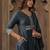 Women Ethnic Motifs Embroidered Cotton A-Line Kurta with Trousers & Dupatta