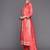Women Pink Ethnic Motifs Printed Liva Kurta with Palazzos & With Dupatta