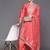 Women Pink Ethnic Motifs Printed Liva Kurta with Palazzos & With Dupatta