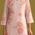Floral Printed V-Neck Straight Kurta With Trousers
